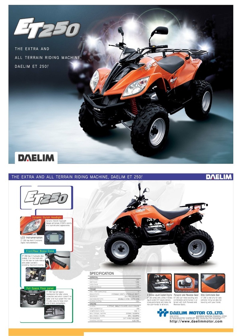 DAELIM ET-250 Manual de usuario DAELIM ET-250 Manual de usuario