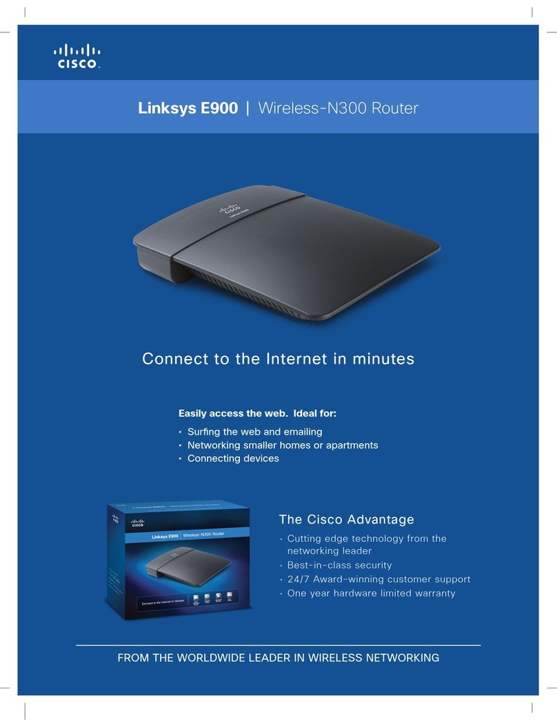 Cisco Linksys E900 Manual de usuario