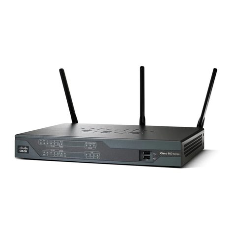 Cisco 881 SRST - EN Security Router Manual de usuario Cisco 881 SRST - EN Security Router Manual de usuario