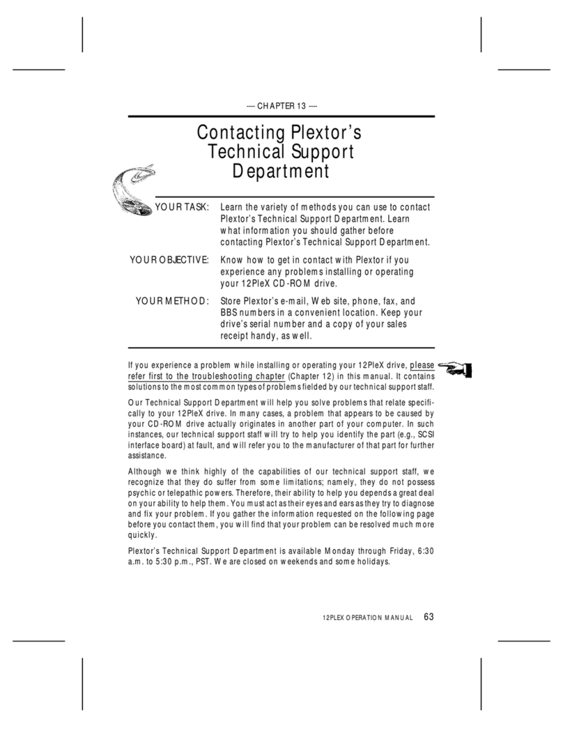 Plextor PX-43CH Manual de usuario