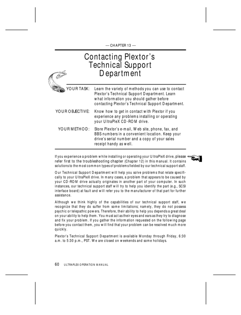 Plextor ULTRA-D Manual de usuario