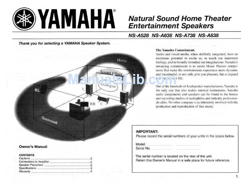 Yamaha NS-A528 Manual de usuario