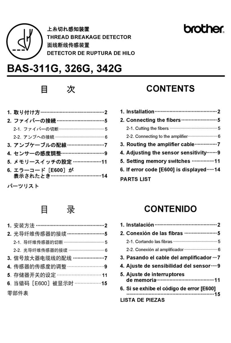 Brother BAS-311G Manual de usuario