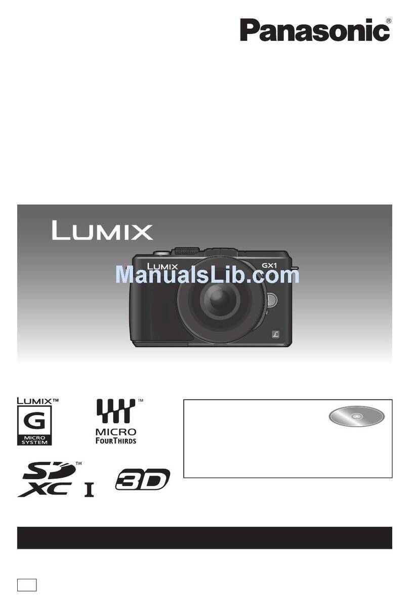 Panasonic Lumix DMC-GX1K Instrucciones de instalación y servicio