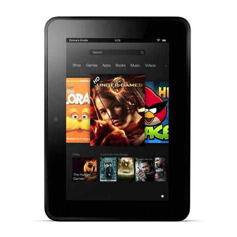 Amazon KINDLE FIRE HD 7 Instrucciones de montaje