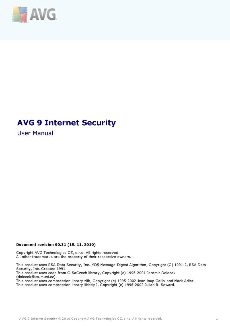 AVG INTERNET SECURITY 9 - REV 90.31 Manual de usuario AVG INTERNET SECURITY 9 - REV 90.31 Manual de usuario