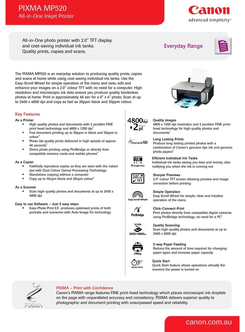 Canon PIXMA MP520 Manual de usuario