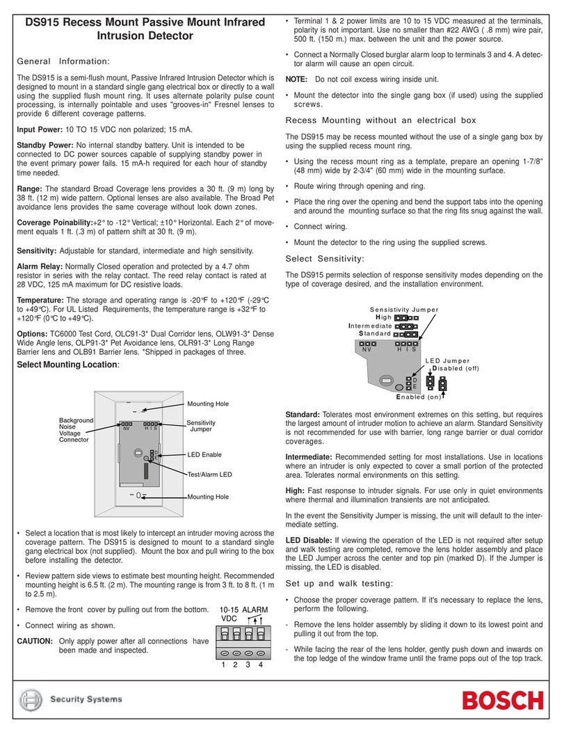 Bosch DS915 Manual de usuario