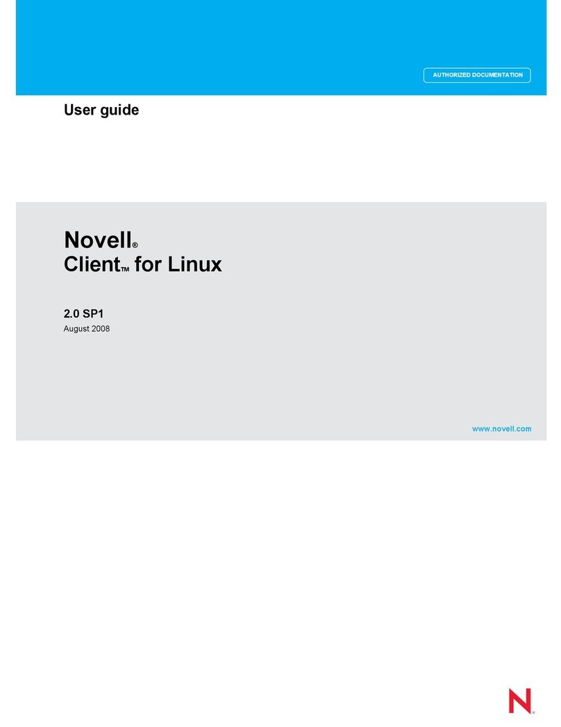 Novell CLIENT FOR LINUX 2.0 SP1 - 08-2008 Manual de usuario