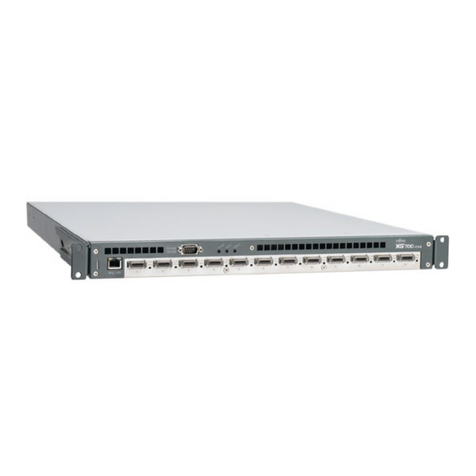 Fujitsu XG700 - Switch Manual de usuario