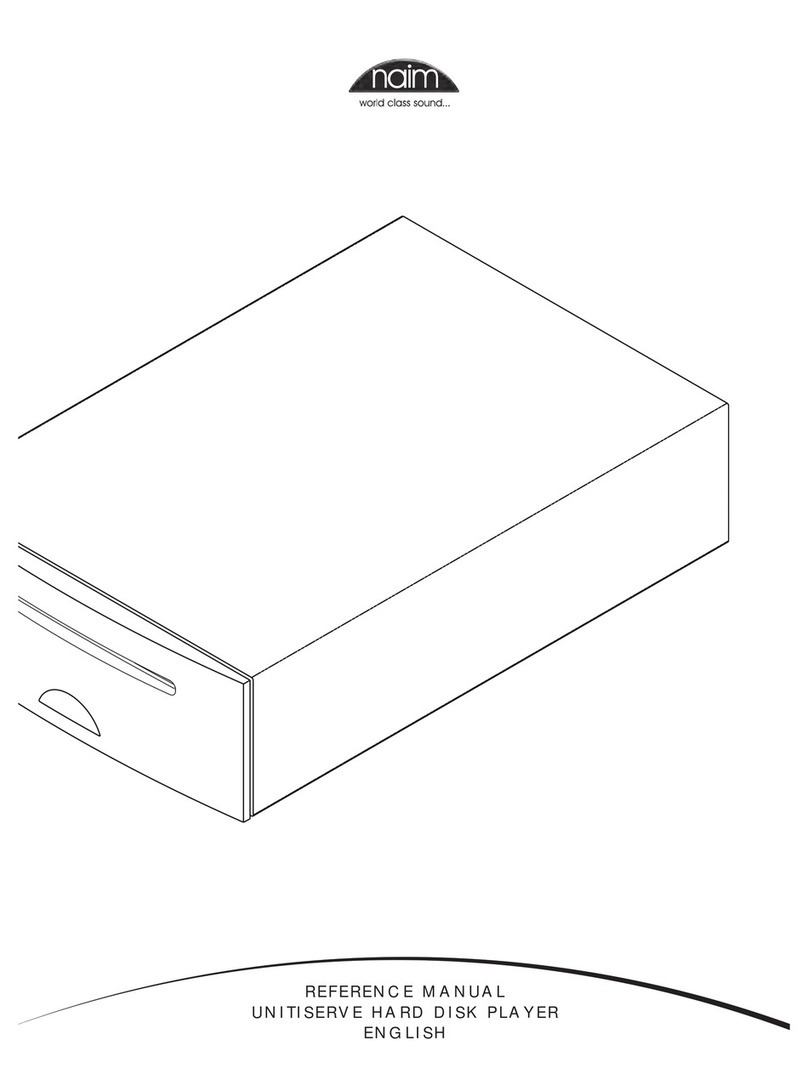 NAIM UNITISERVE - Manual de usuario
