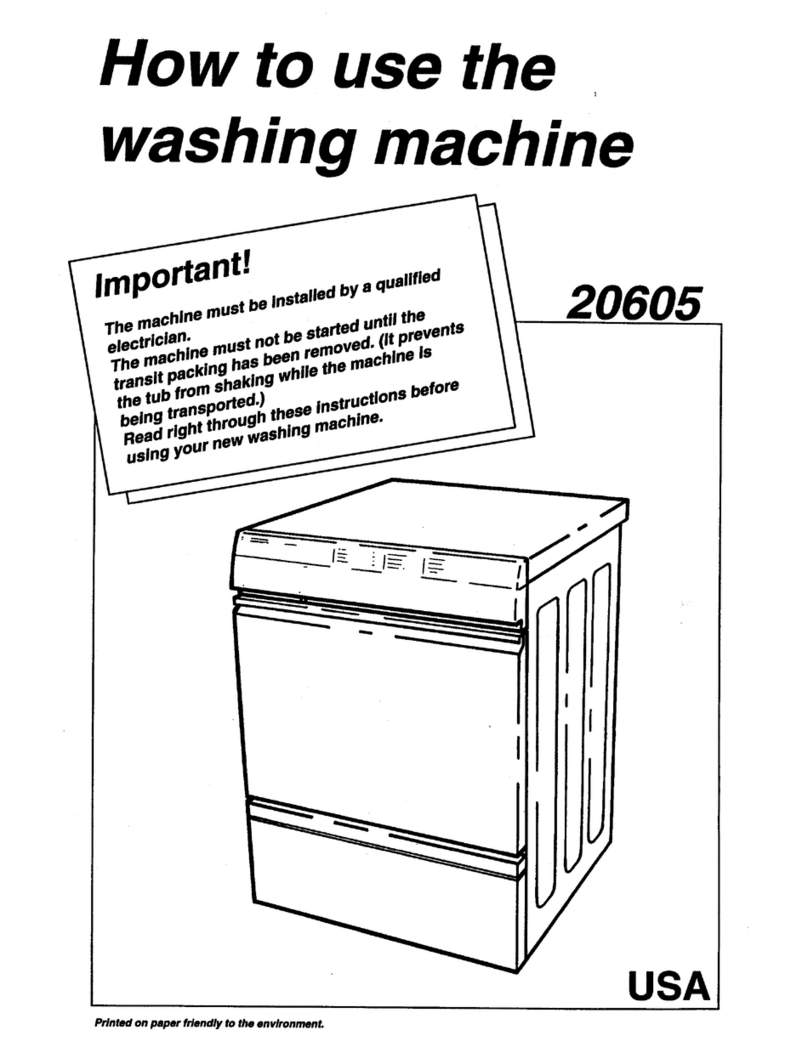 Asko 20605 - Manual de usuario