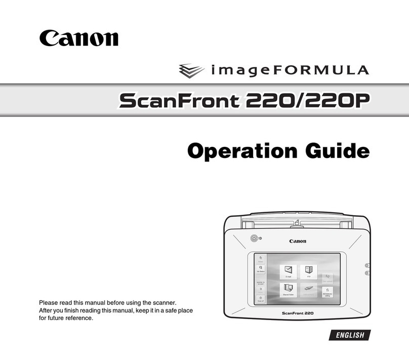 Canon 220P - imageFORMULA ScanFront Manual de usuario