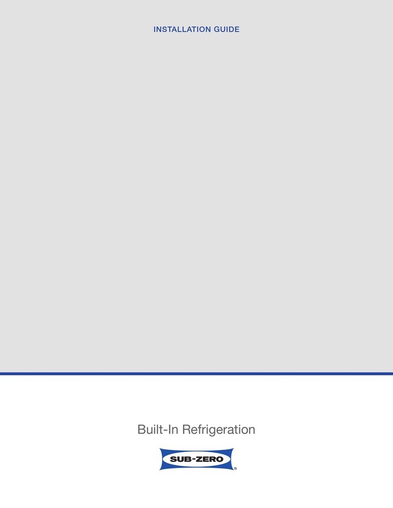 Sub-Zero 736TCI Manual de usuario