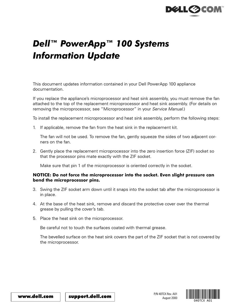 Dell PowerApp .cache 100 Manual técnico