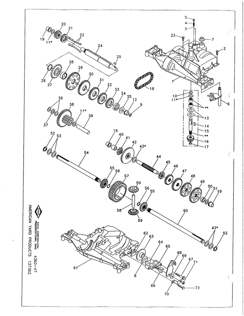 DANA 4360-47 Manual de usuario