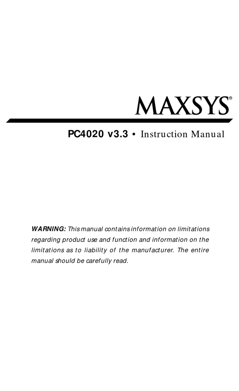 DSC PC4020 - V3.3 Manual de usuario