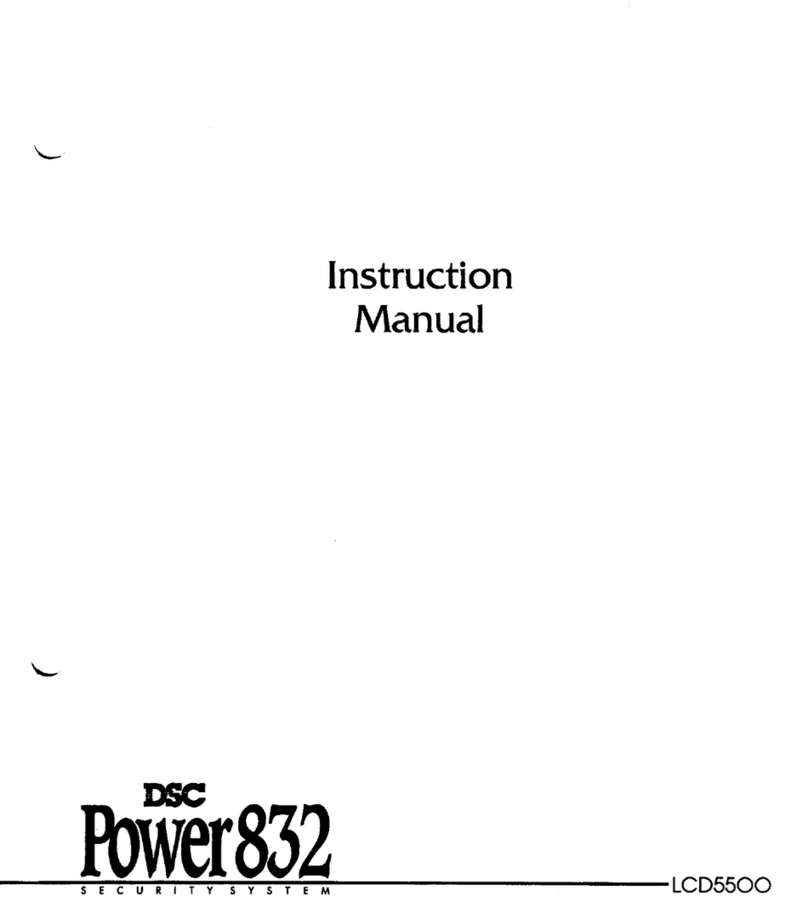 DSC LCD 5500 Manual de usuario