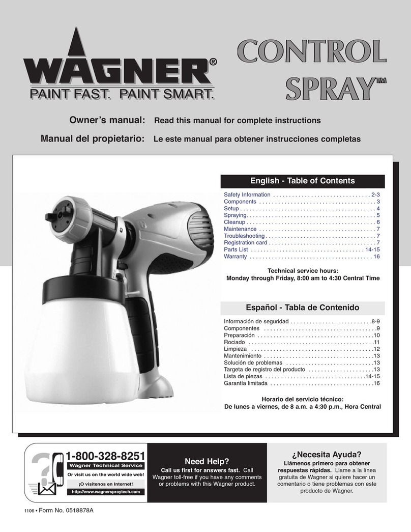 WAGNER CONTROL SPRAY Manual de usuario