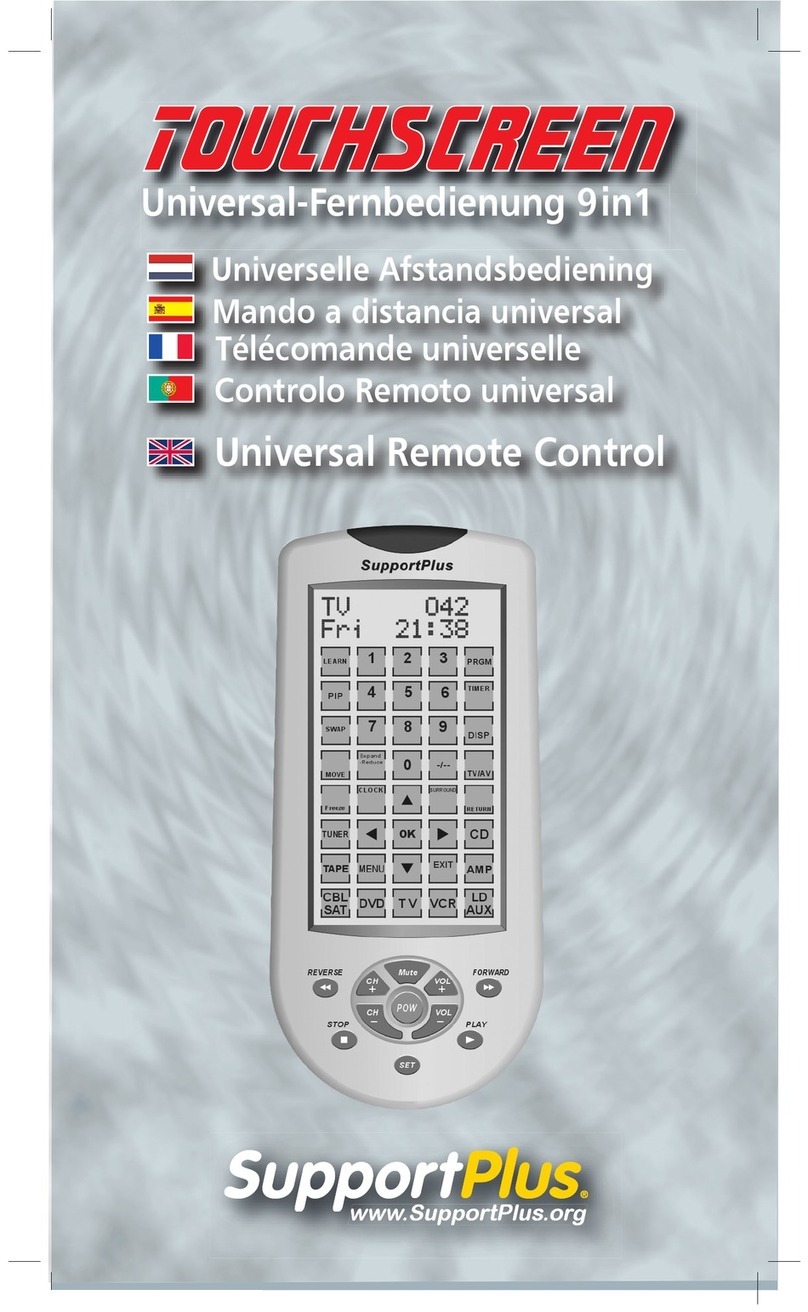 SUPPORTPLUS URC-9IN1 Manual de usuario SUPPORTPLUS URC-9IN1 Manual de usuario