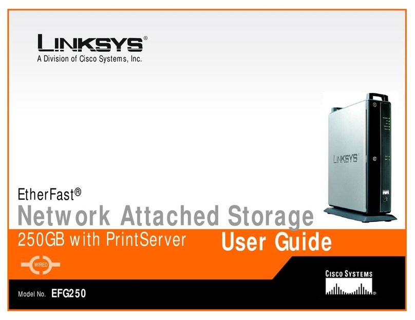 Linksys EFG250 - EtherFast NAS Server Manual de usuario