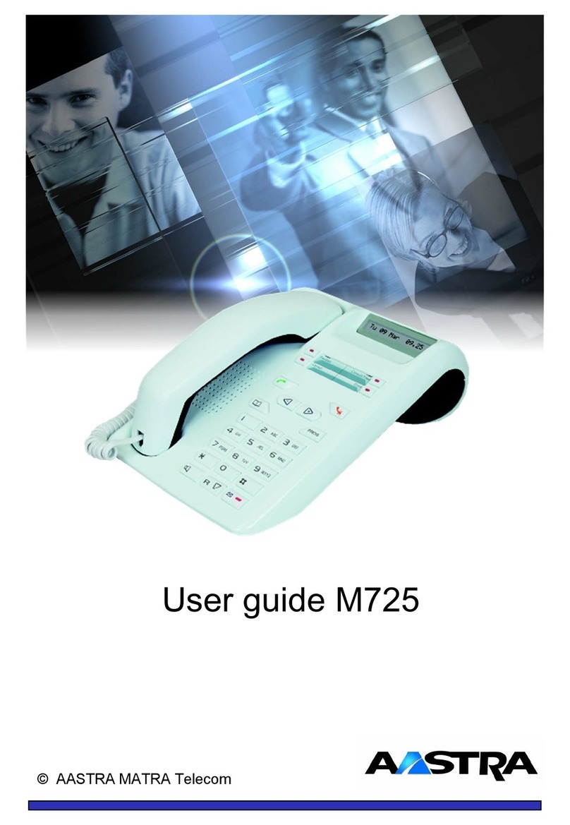 Aastra M725 Manual de usuario