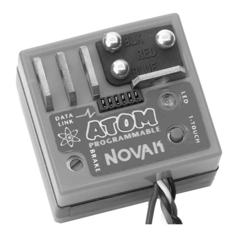 NOVAK ATOM AND CYCLONE ESC Manual de usuario