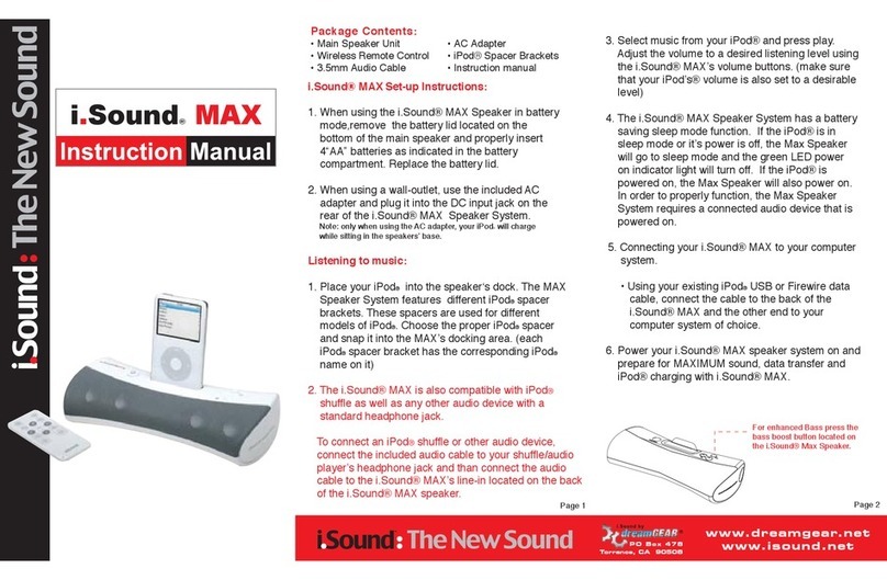 I.SOUND MAX Manual de usuario