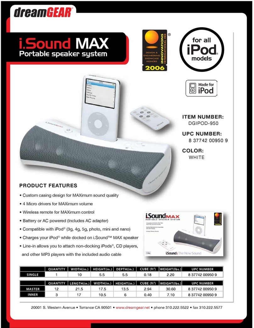 DreamGEAR MAX Manual de operación