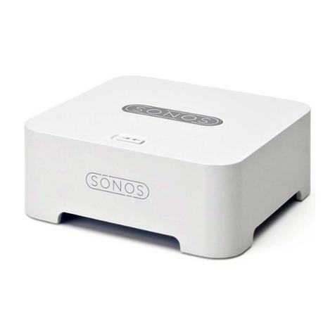 Sonos BRIDGE Manual de usuario