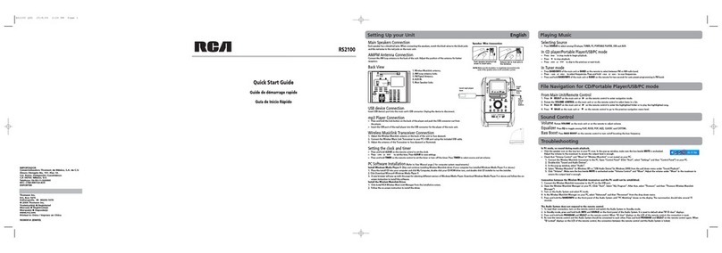 RCA RS2100 Manual de usuario