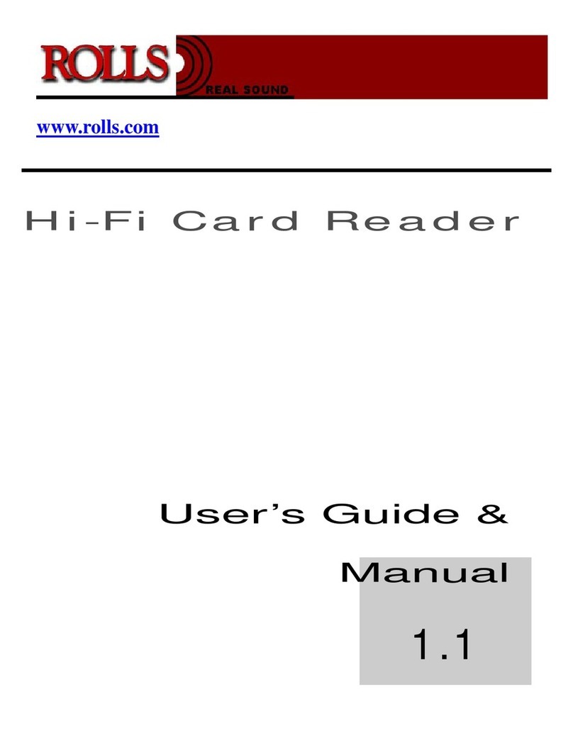 Rolls MP322 Manual de usuario