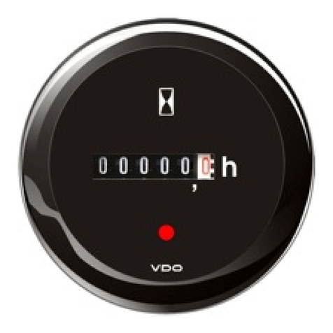 VDO OPERATING HOURS COUNTER Manual de usuario VDO OPERATING HOURS COUNTER Manual de usuario