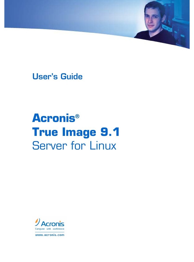 ACRONIS TRUE IMAGE 9.1 - FOR LINUX Manual de usuario ACRONIS TRUE IMAGE 9.1 - FOR LINUX Manual de usuario