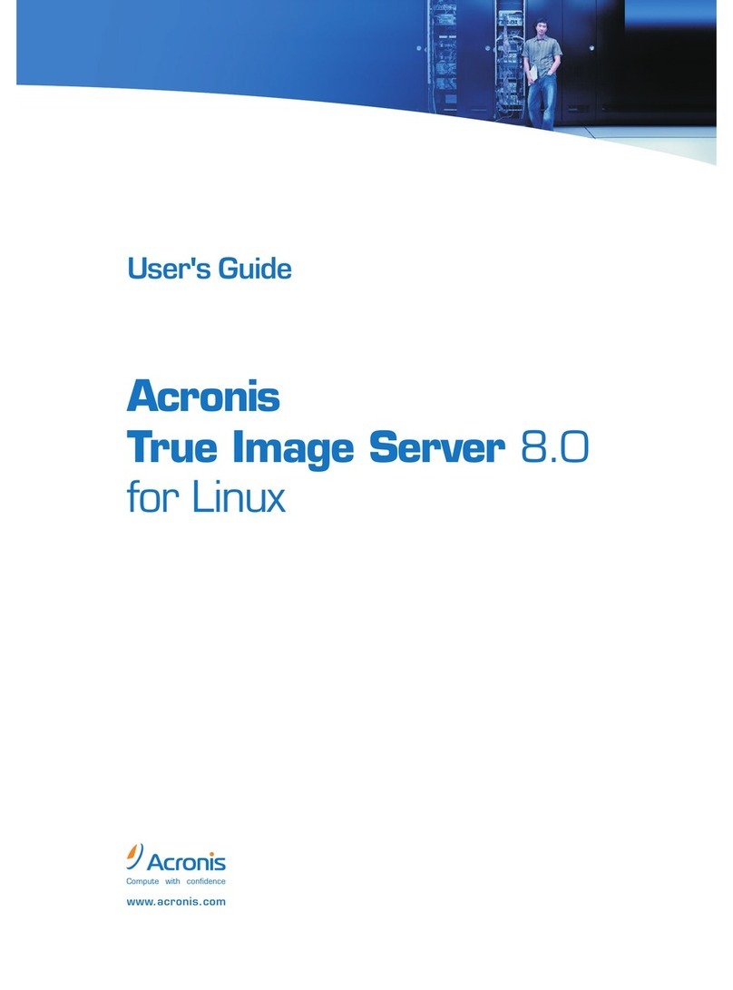 ACRONIS TRUE IMAGE SERVER 8.0-LINUX Manual de usuario