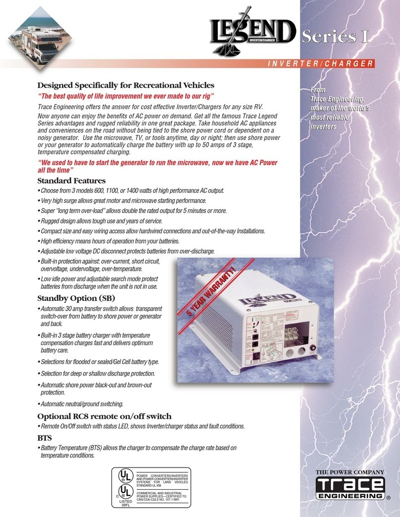 Trace Engineering LEGEND I Manual de usuario