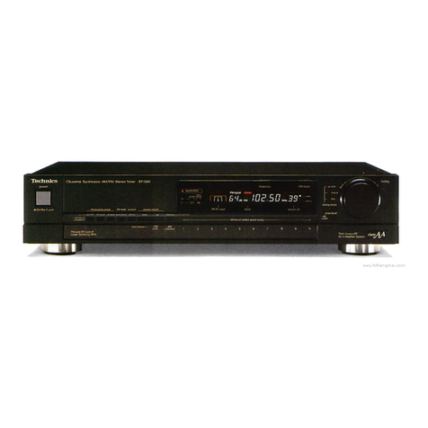 Technics ST-G90 Manual de usuario Technics ST-G90 Manual de usuario