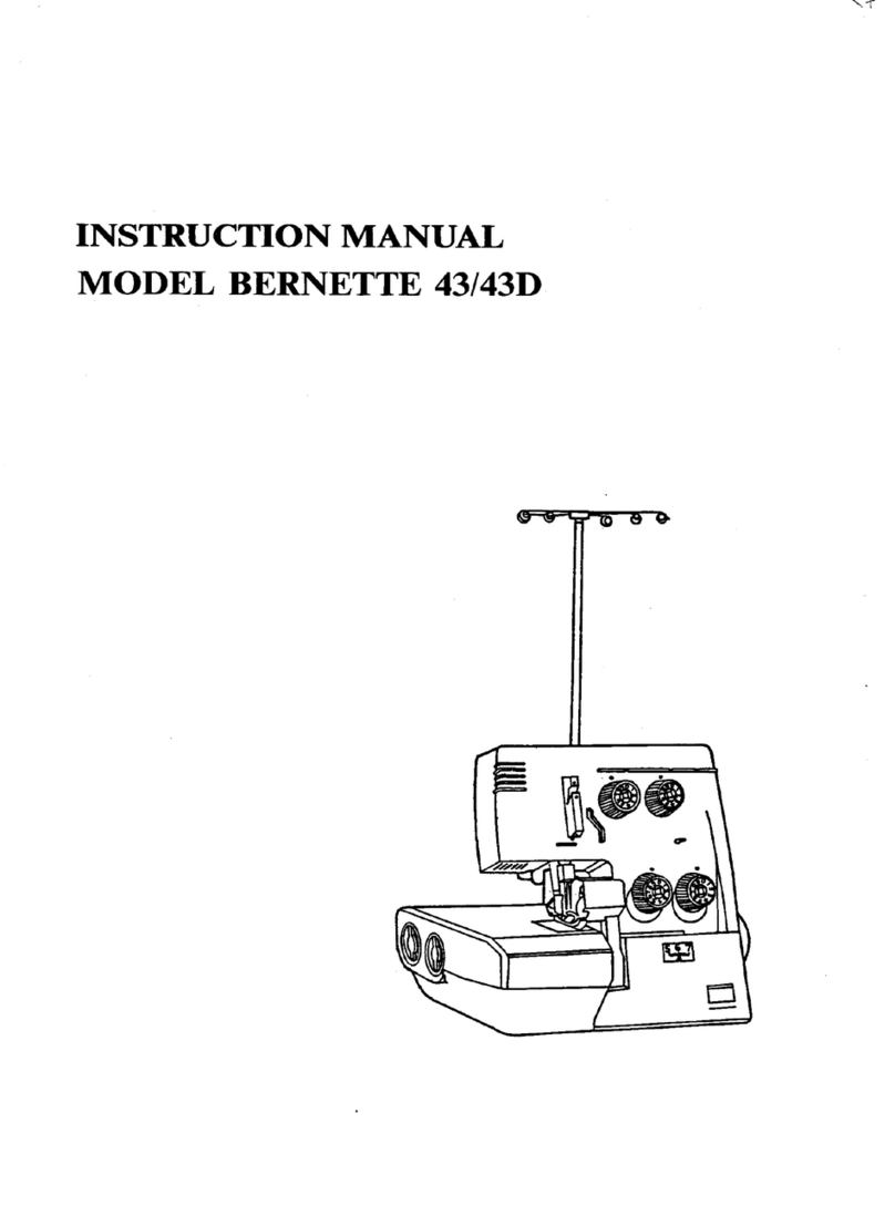 Bernina Bernette 43 Manual de usuario