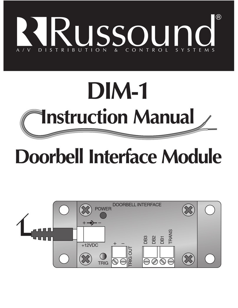 Russound DIM-1 Manual de usuario