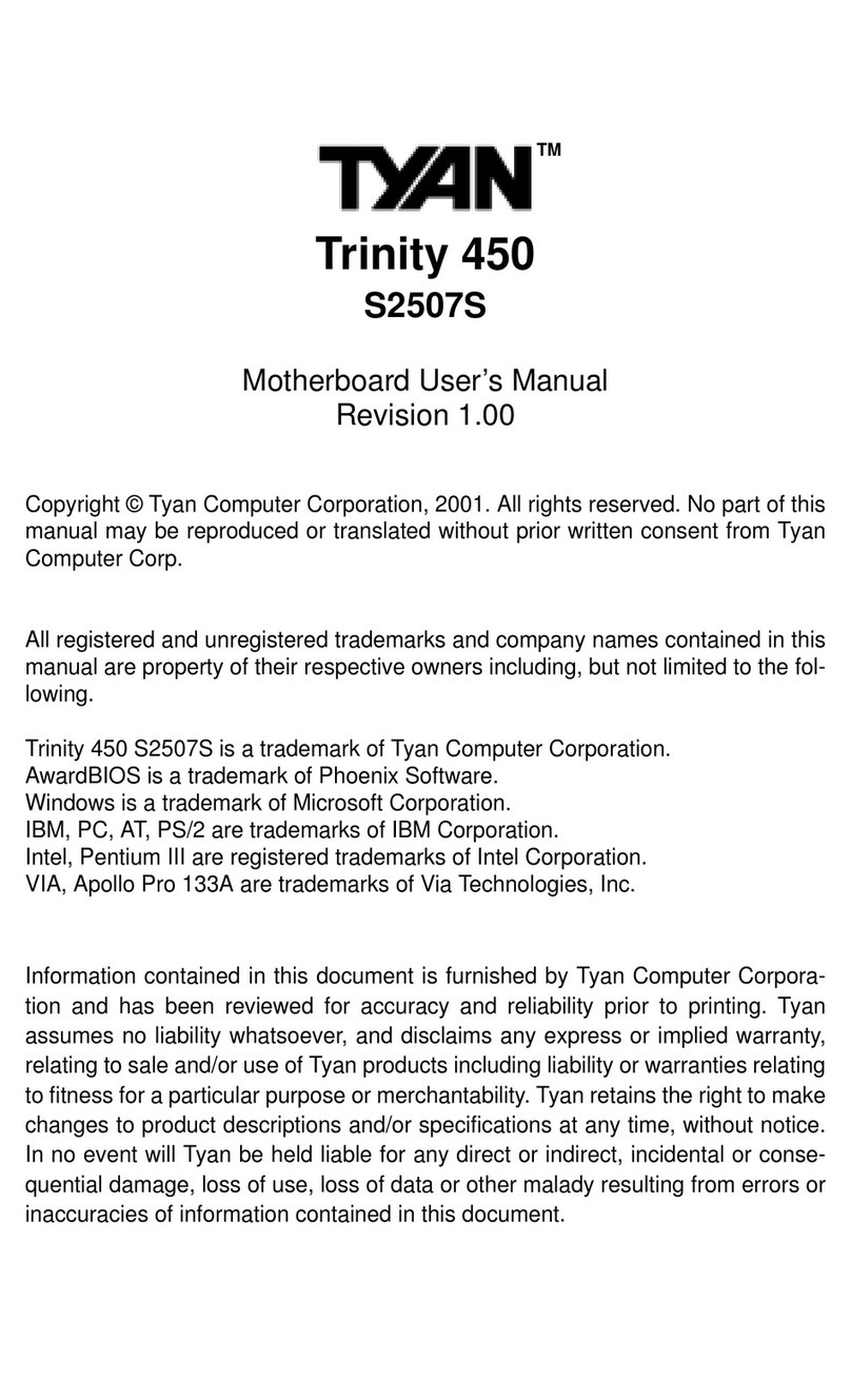 TYAN TRINITY 450 Manual de usuario