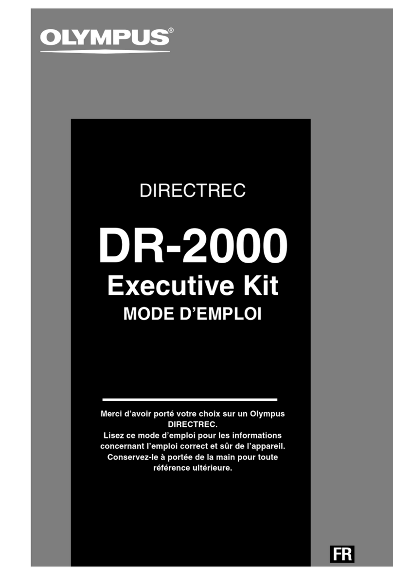 Olympus DR 2000 - Speaker Microphone - Monaural Instrucciones de montaje Olympus DR 2000 - Speaker Microphone - Monaural Instrucciones de montaje