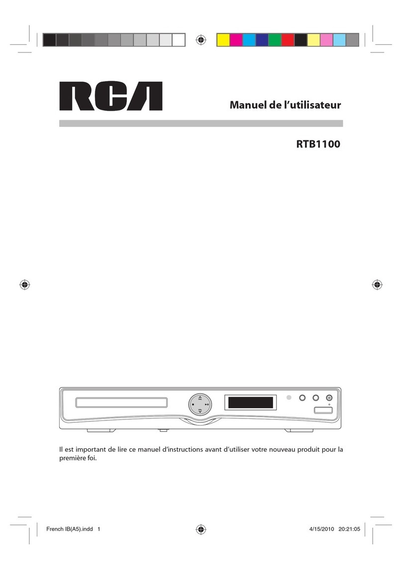 RCA RTB1100 Manual de usuario RCA RTB1100 Manual de usuario