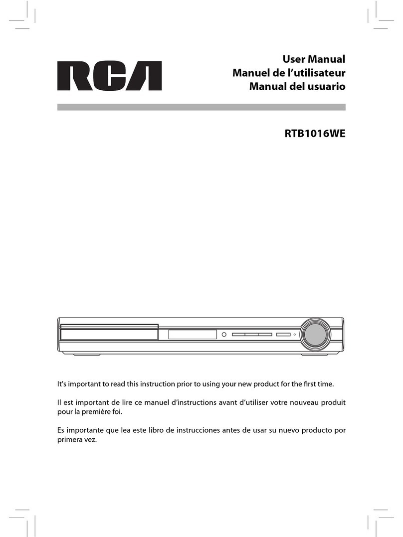 RCA RTB1016WE Manual de usuario