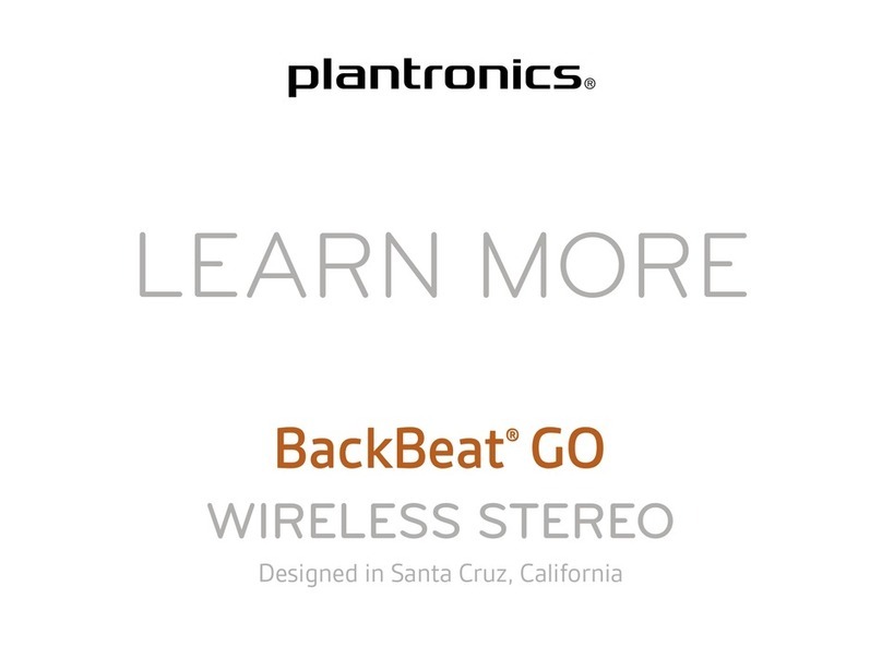 Plantronics BackBeat GO Manual de usuario