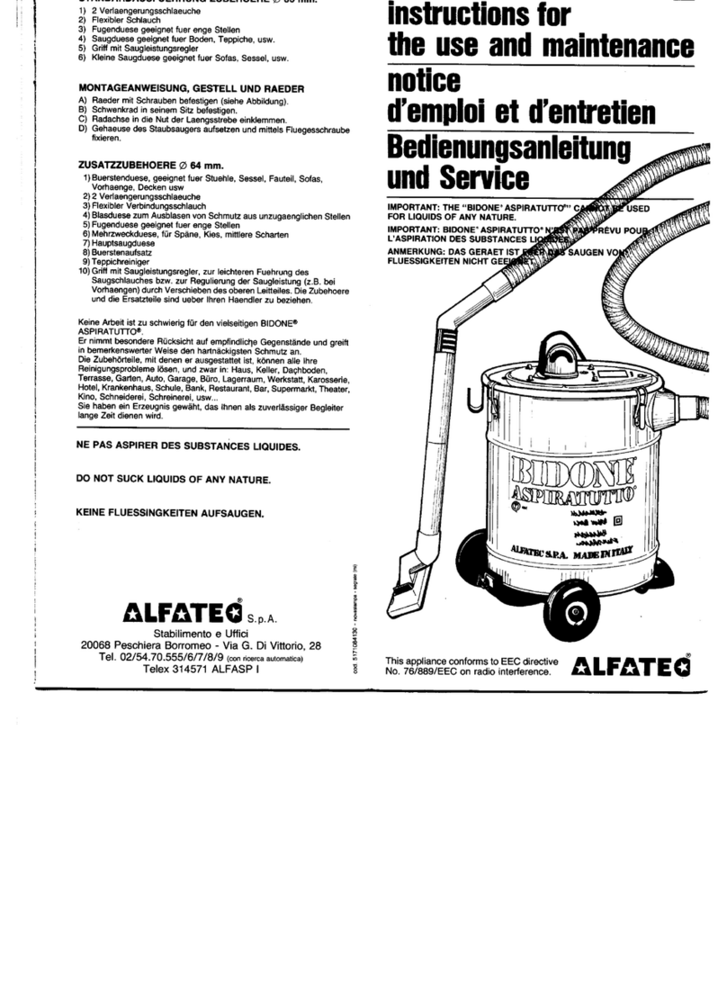 ALFATEC A58 Hoja de especificaciones