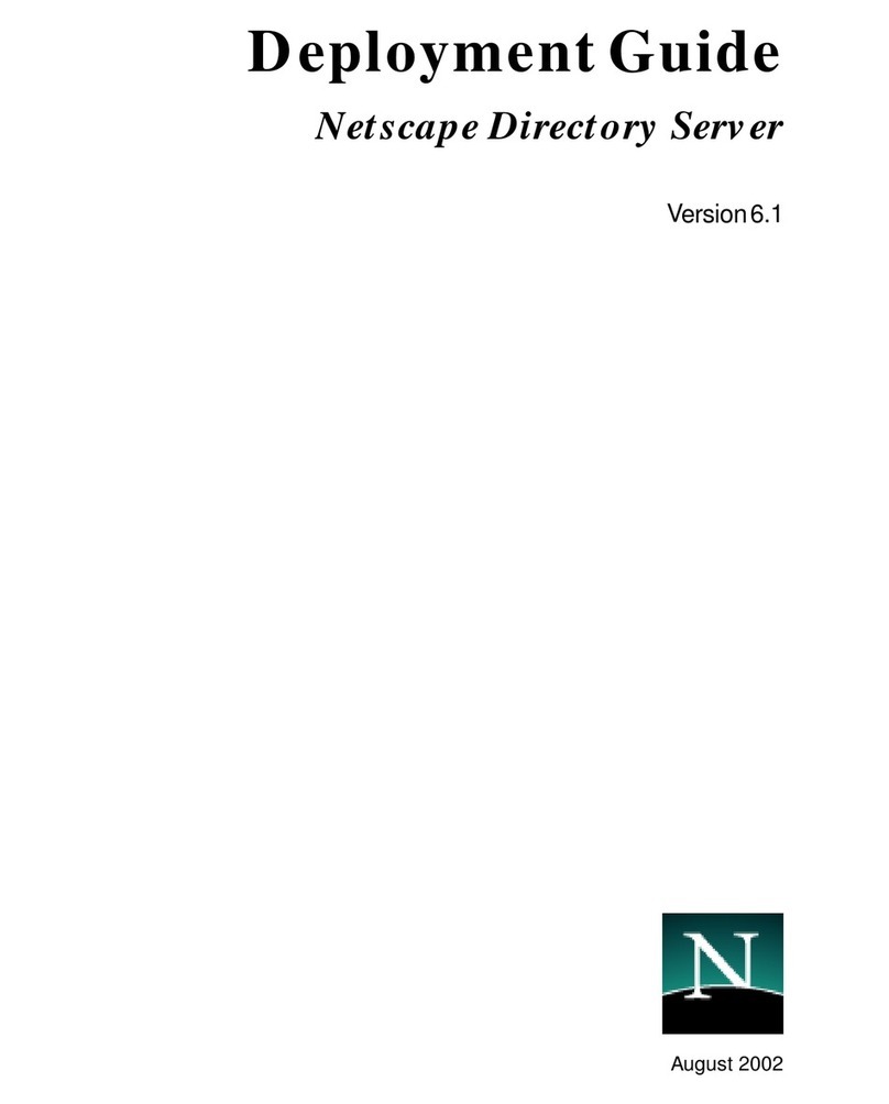 Netscape NETSCAPE DIRECTORY SERVER 6.1 - DEPLOYMENT Guía de referencia rápida Netscape NETSCAPE DIRECTORY SERVER 6.1 - DEPLOYMENT Guía de referencia rápida