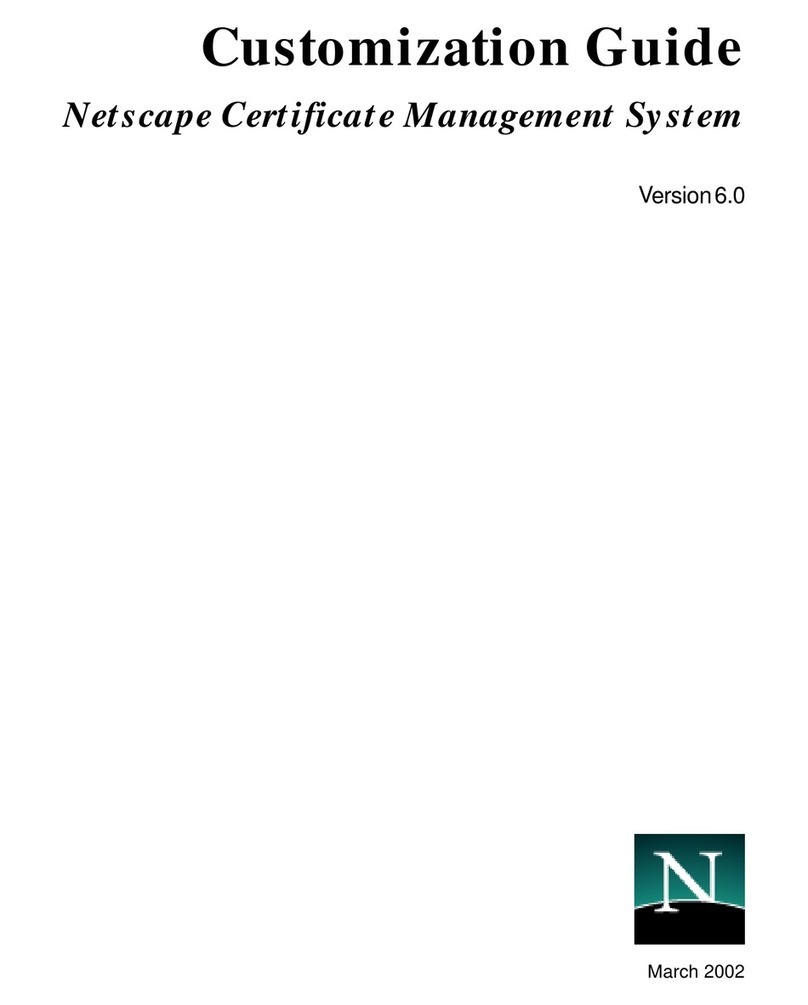 Netscape NETSCAPE MANAGEMENT SYSTEM 6.0 -... Manual de usuario
