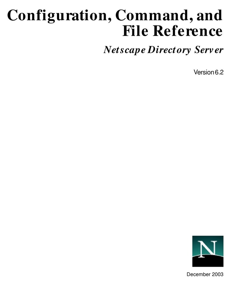 Netscape NETSCAPE DIRECTORY SERVER 6.2 - GATEWAY... Manual de usuario Netscape NETSCAPE DIRECTORY SERVER 6.2 - GATEWAY... Manual de usuario