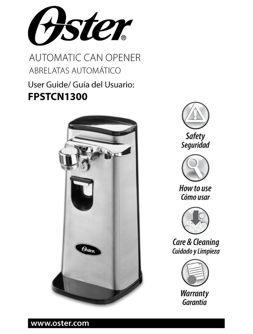 Oster FPSTCN1300- Manual de usuario
