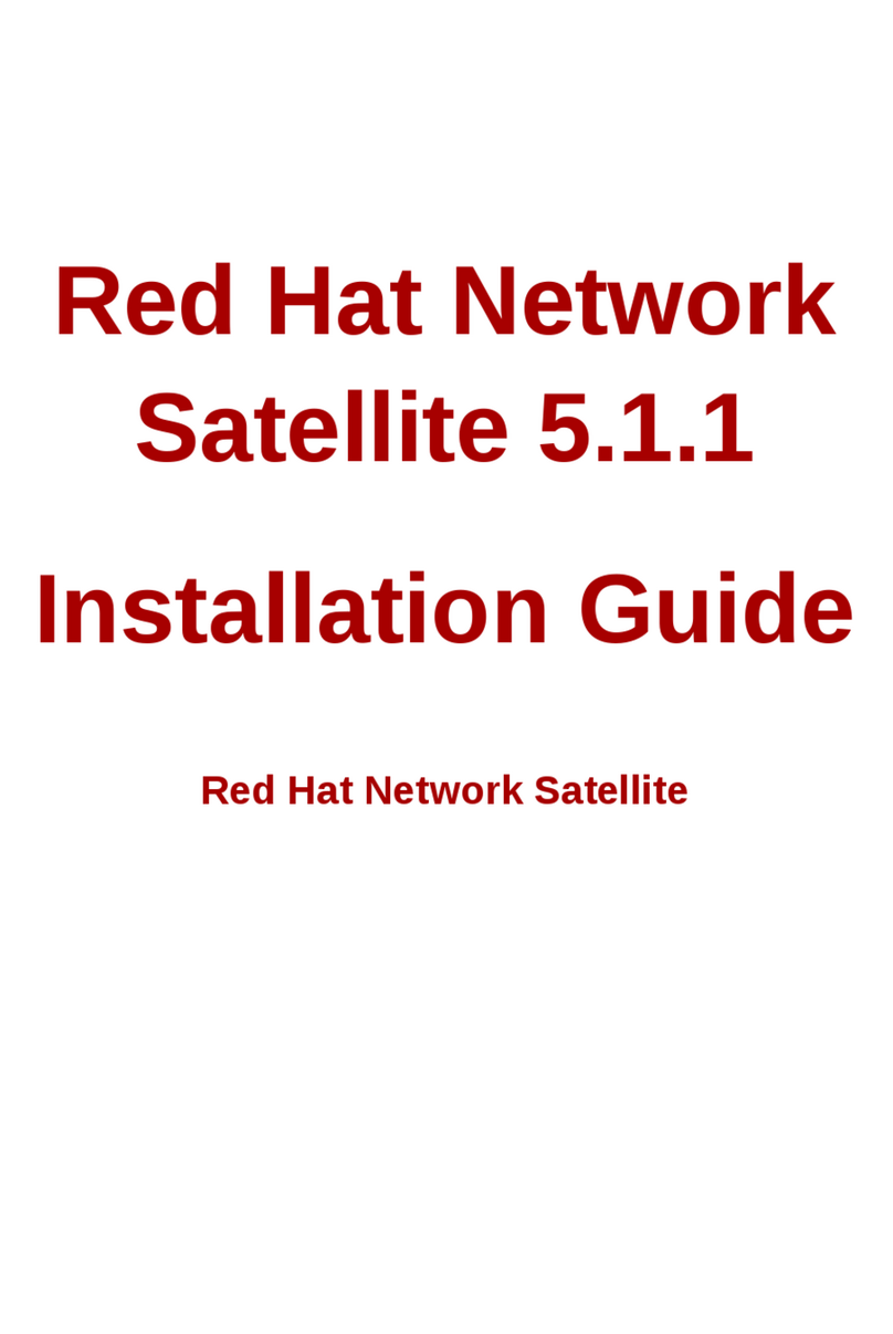 Red Hat NETWORK SATELLITE 5.1.1 - RELEASE NOTES Manual de usuario